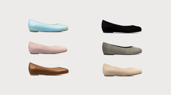 6 pairs of flats