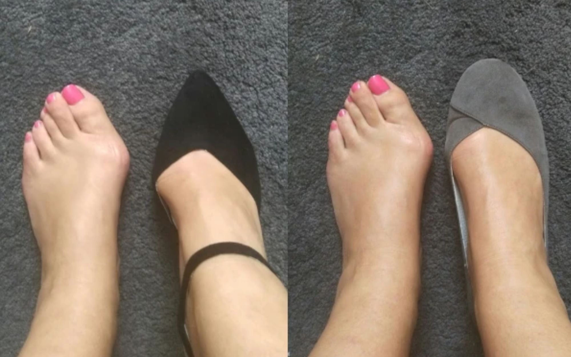 Sarah has treated her feet to two pairs Reviews of Calla Shoes