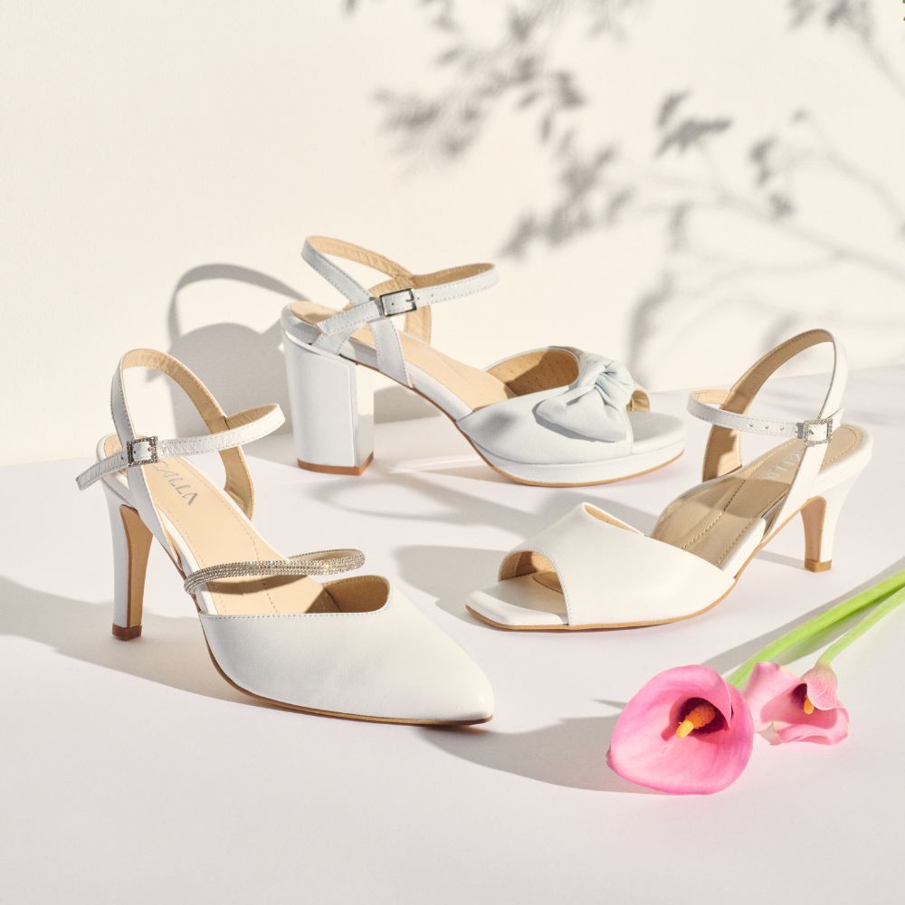 Comfortable Wedding Shoes Bridal Heels UK Calla Shoes