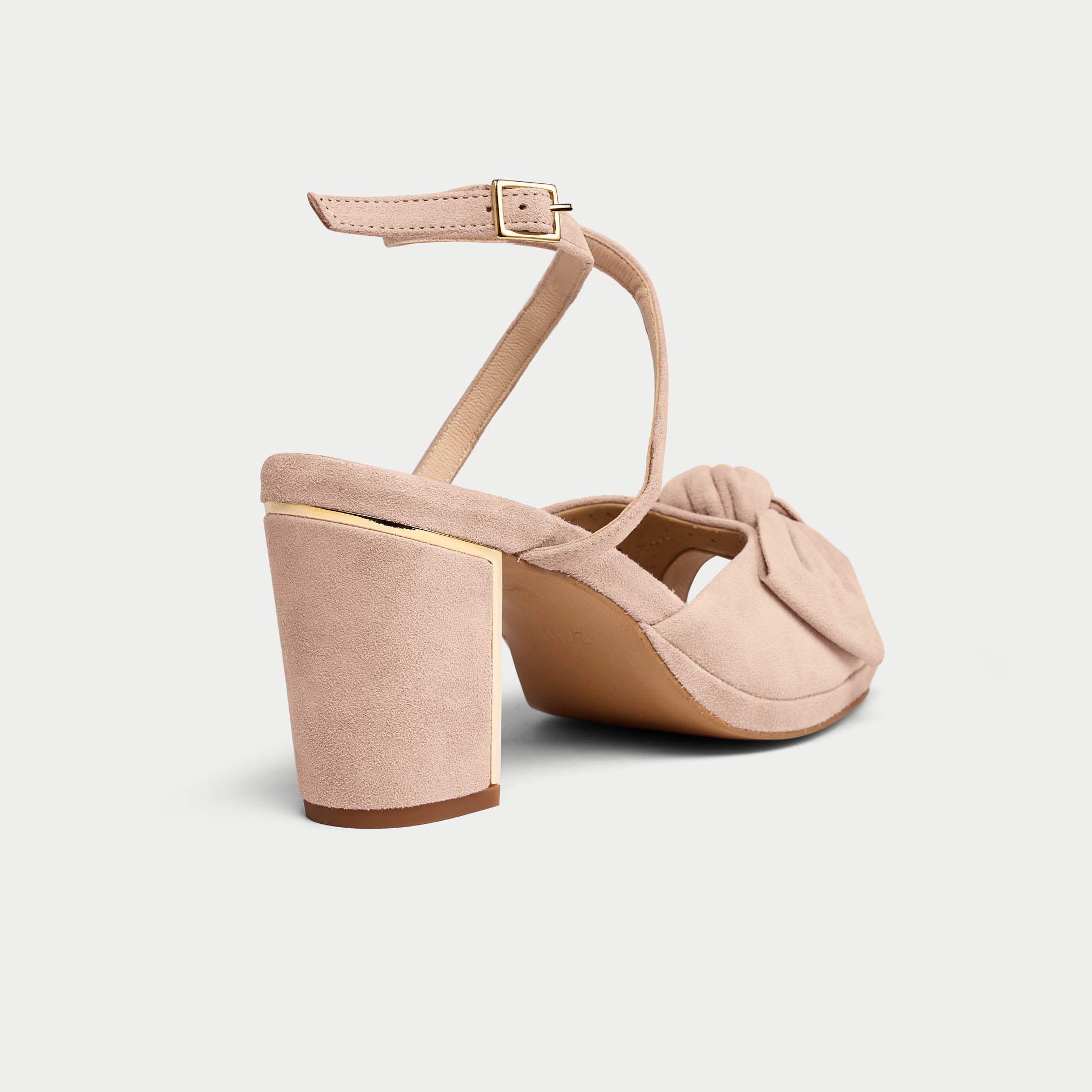 Lydia - Taupe Suede