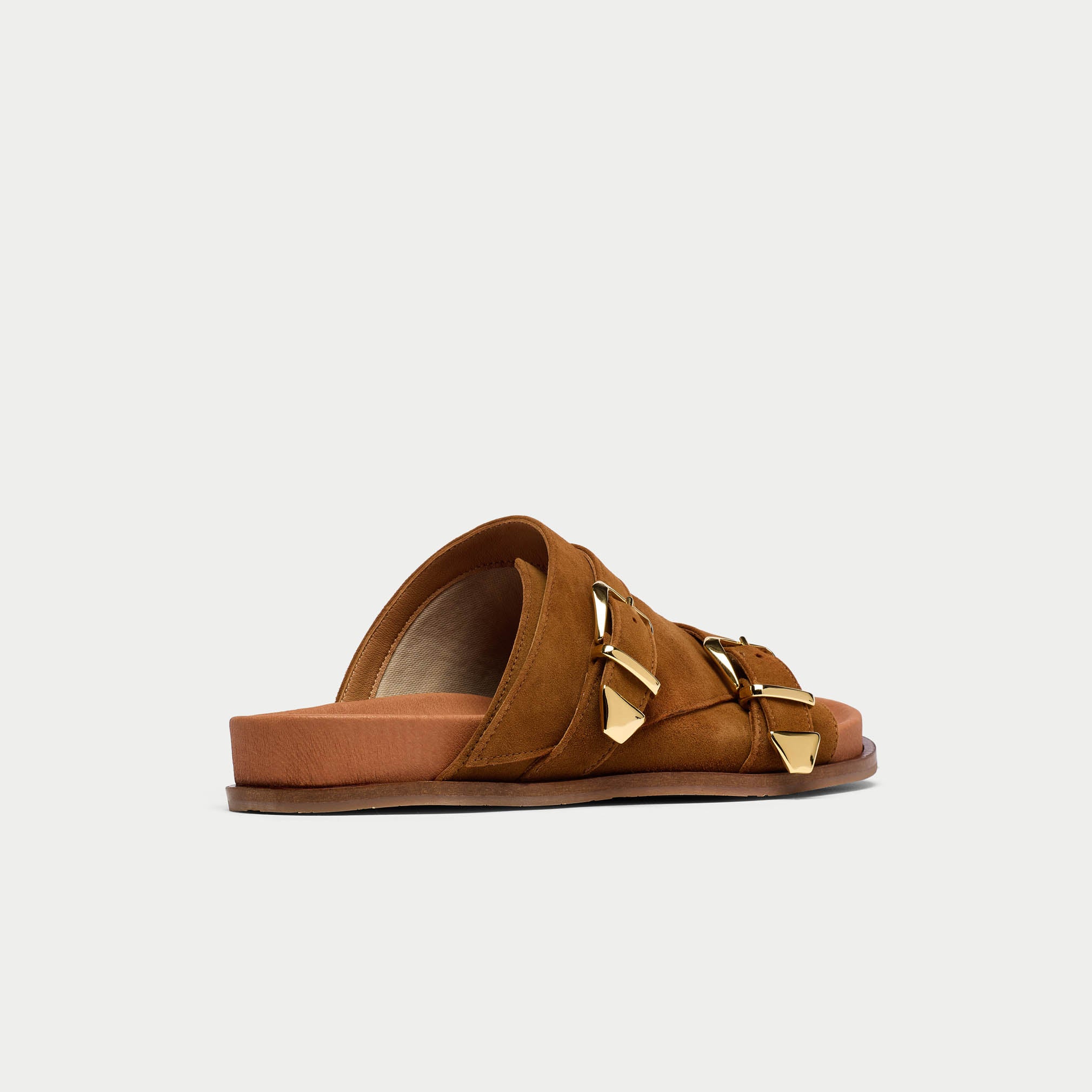 back view of sandals for bunions