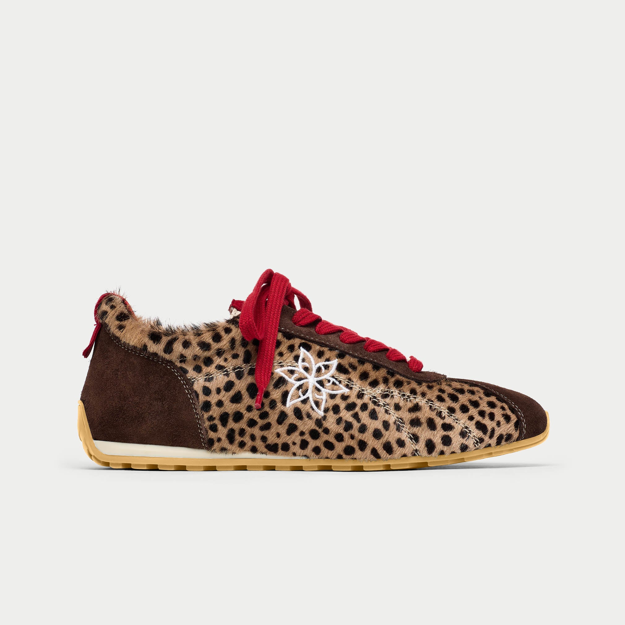 Aurora - Cheetah Wide Fit Trainers