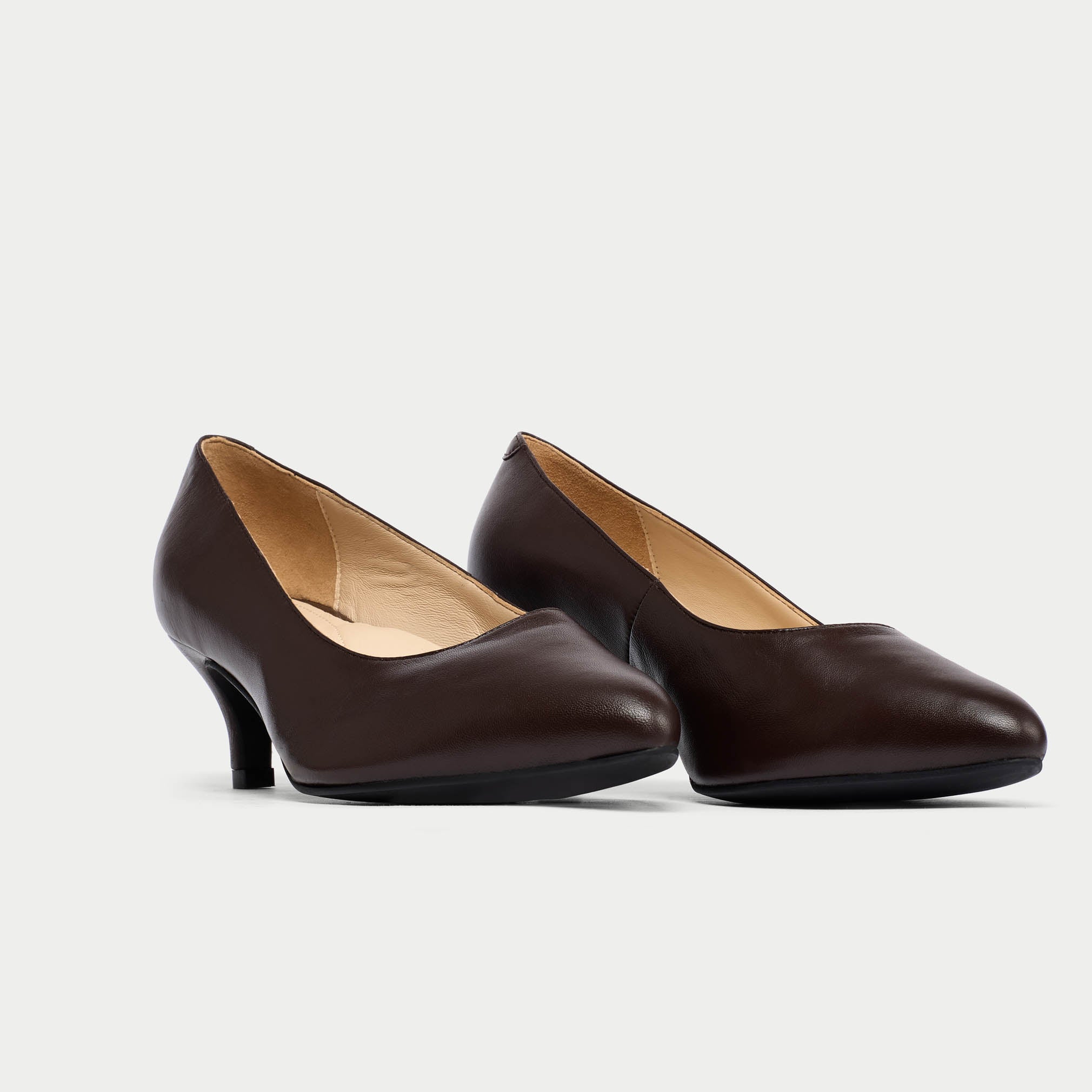 Ava - Coffee Leather Courts