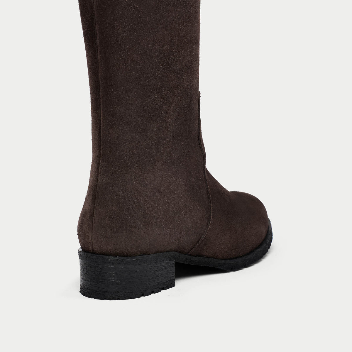 Bella - Espresso Suede Boots
