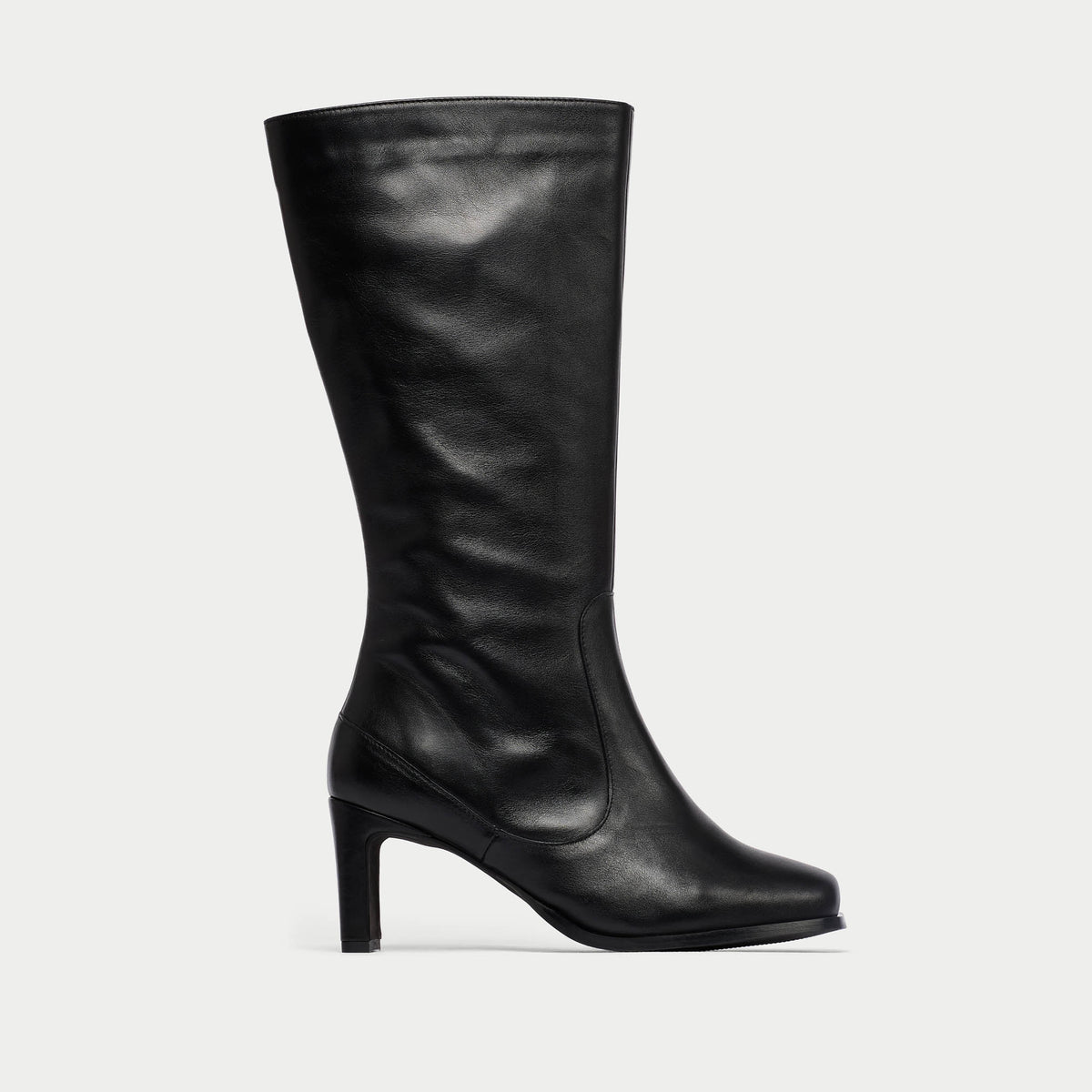 Maeve - Black Leather Boots