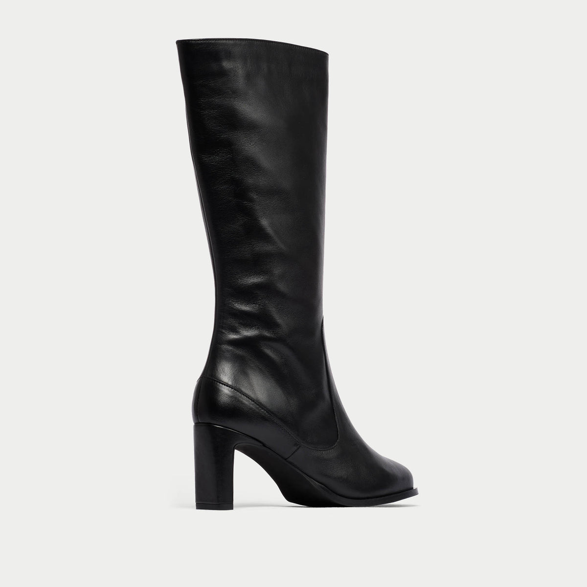 Maeve - Black Leather Boots