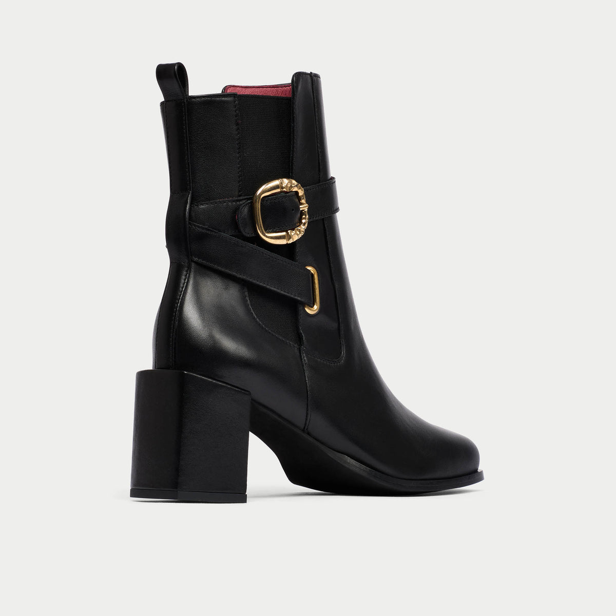 Miriam - Black Leather Boots