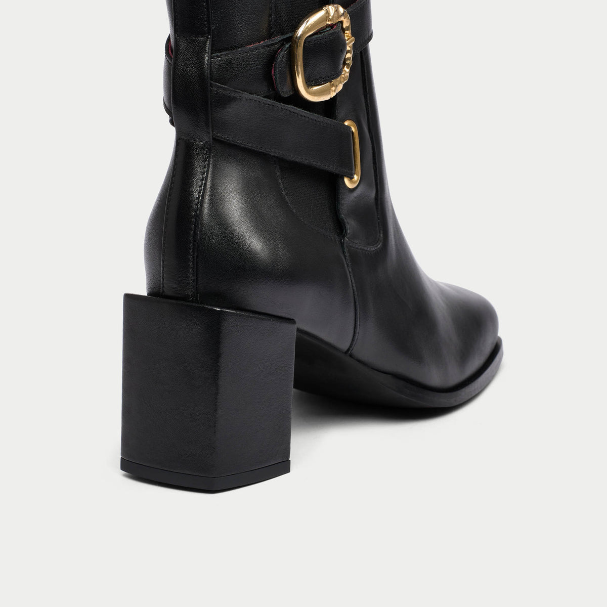 Miriam - Black Leather Boots
