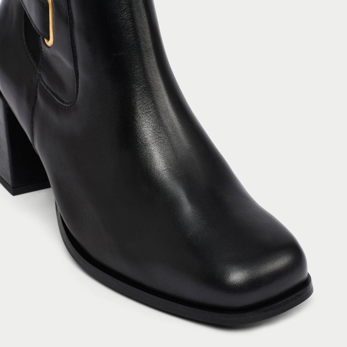 Miriam - Black Leather Boots