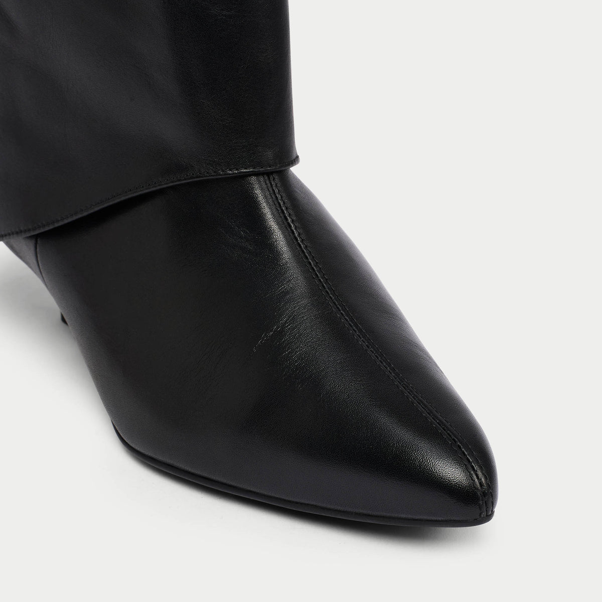 Mischa - Black Leather Boots
