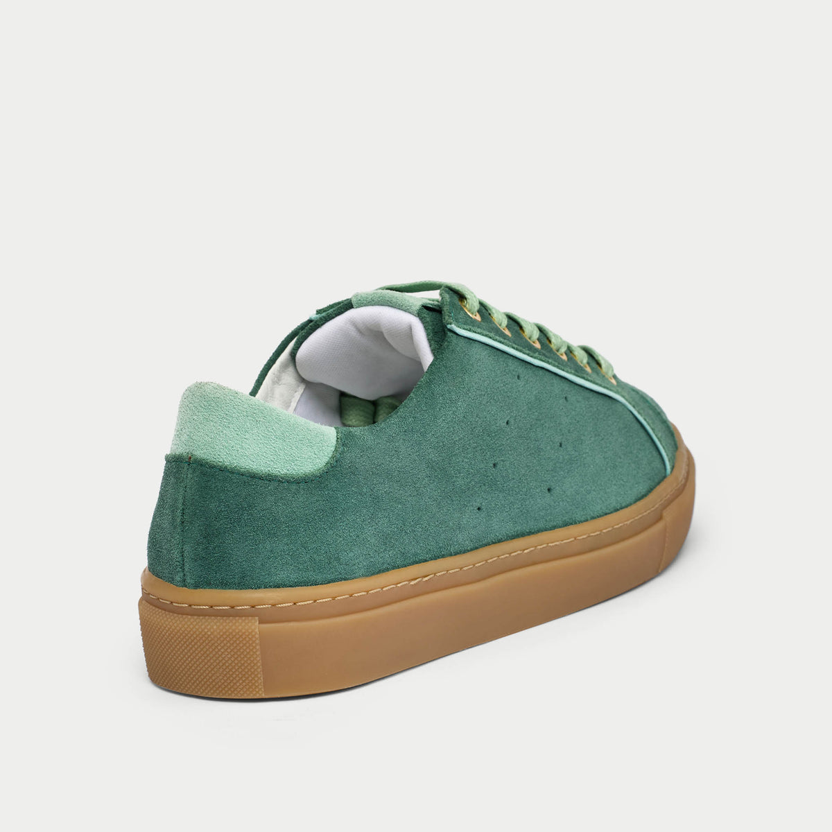 Star - Teal Suede Wide Fit Trainers