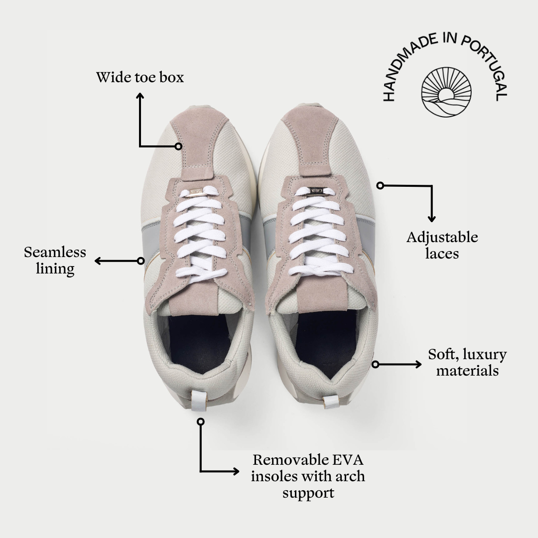 grey cosmos trainers features