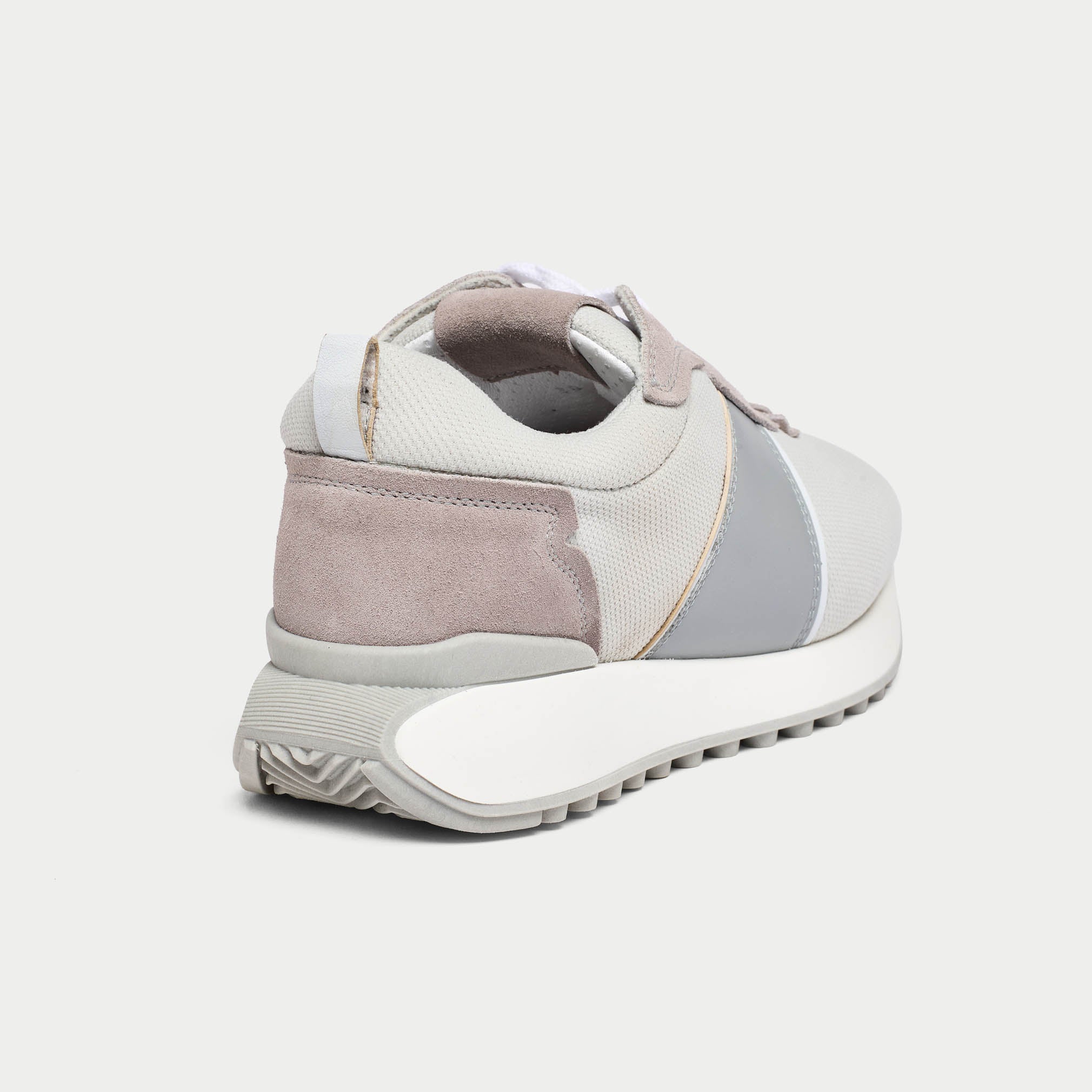grey cosmos trainers heel view