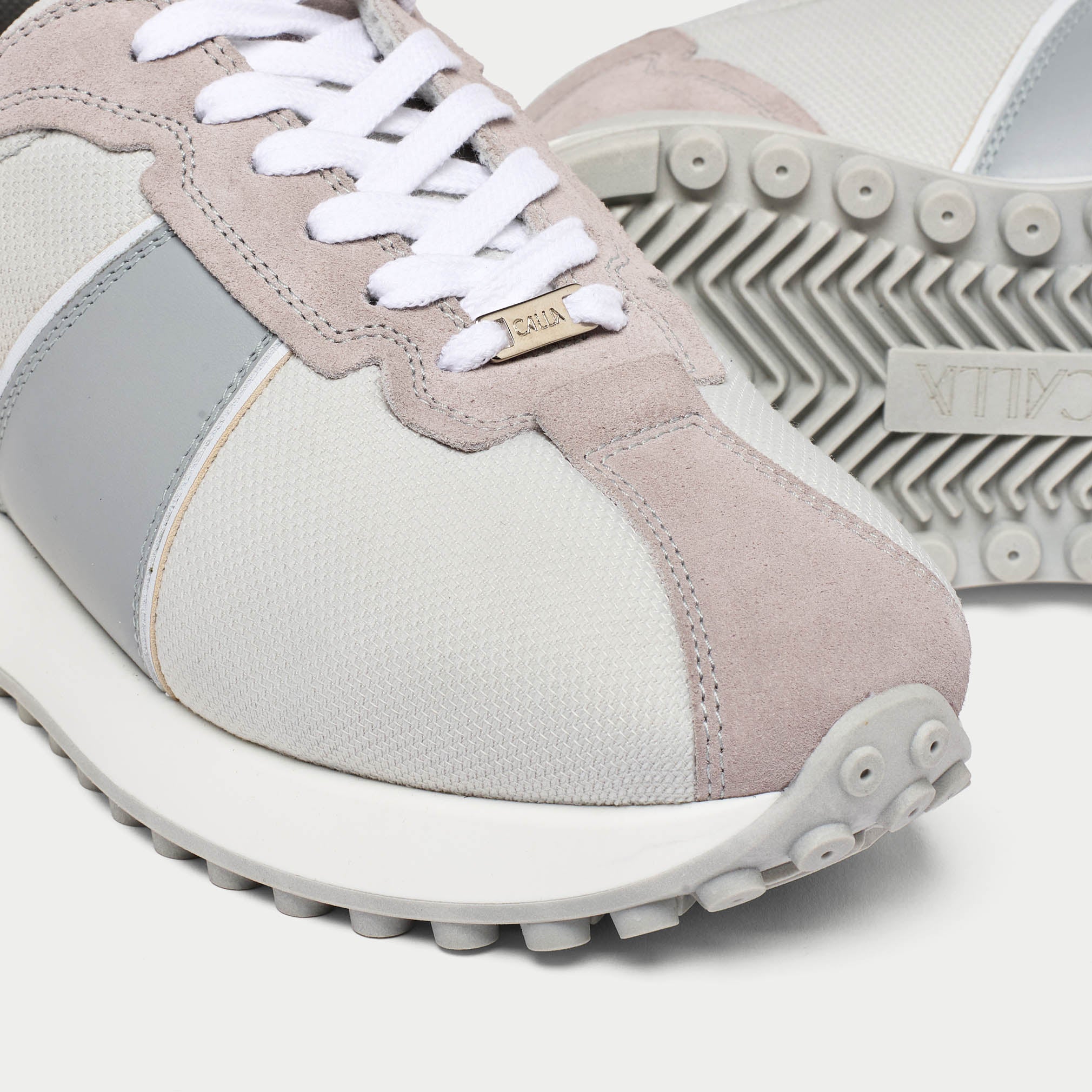 grey cosmos trainers pair tip view