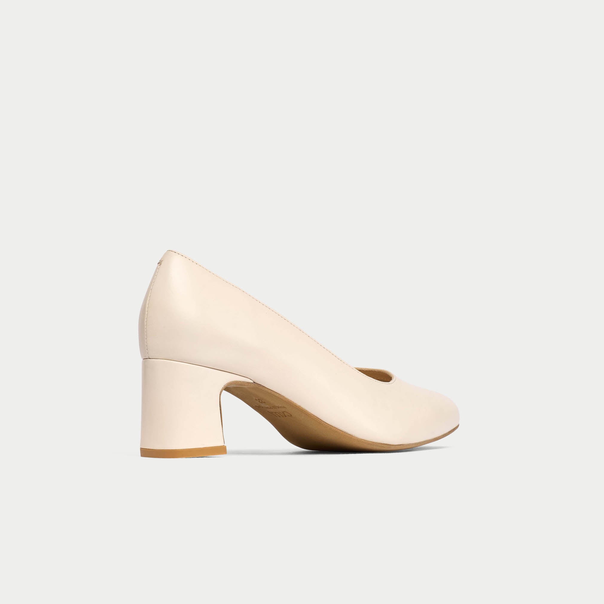 Hallie - Almond Leather Courts