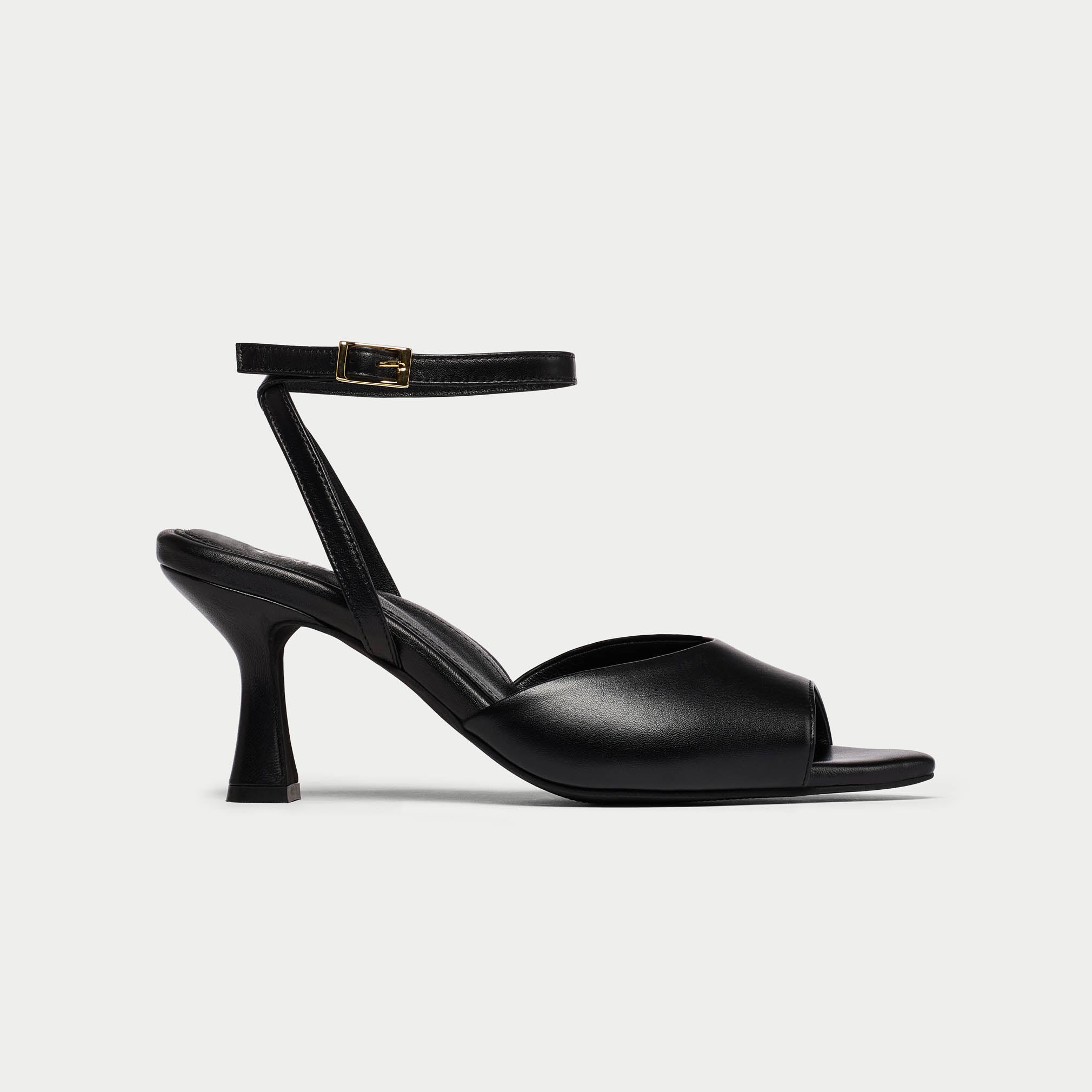 side view vlack heels