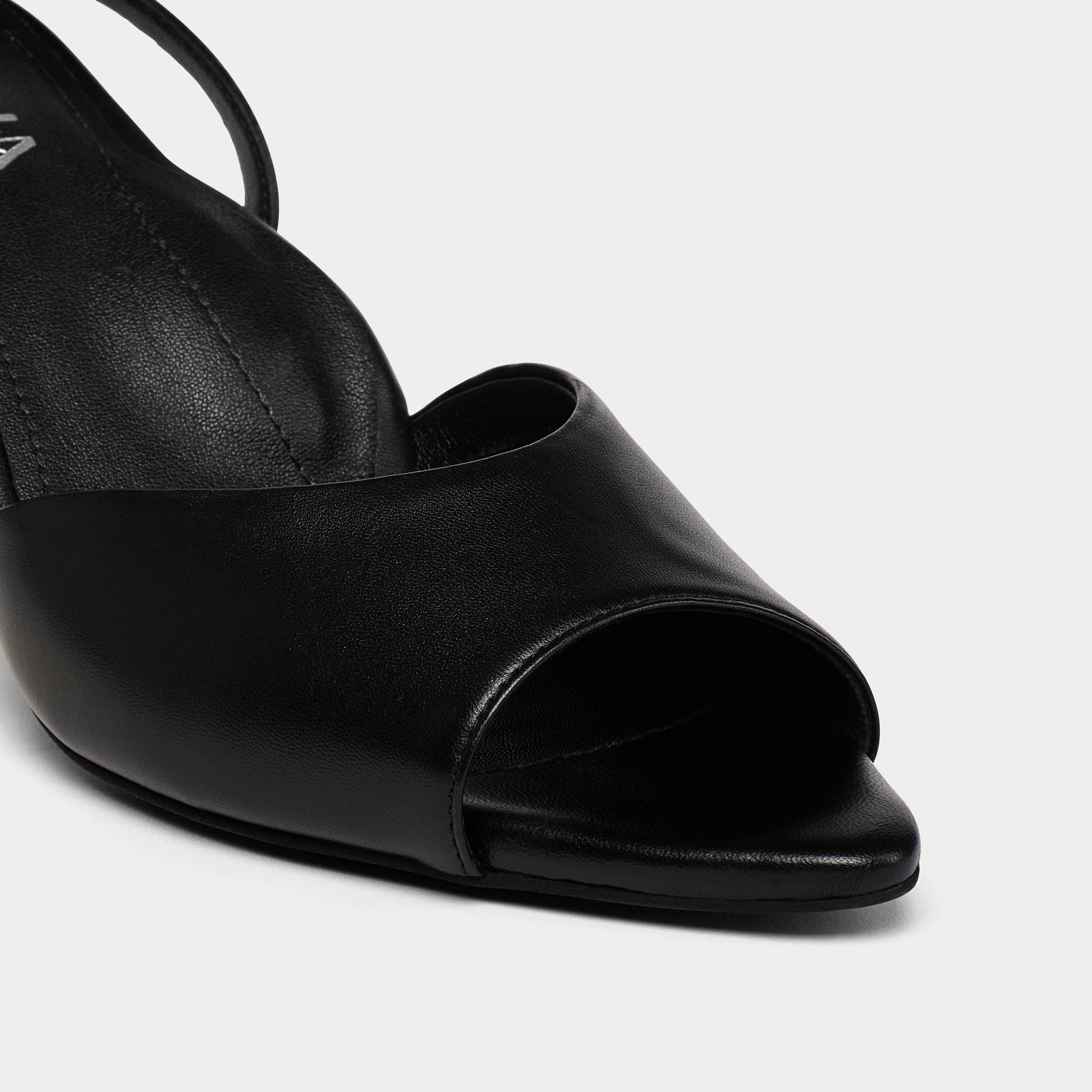 close up black heels