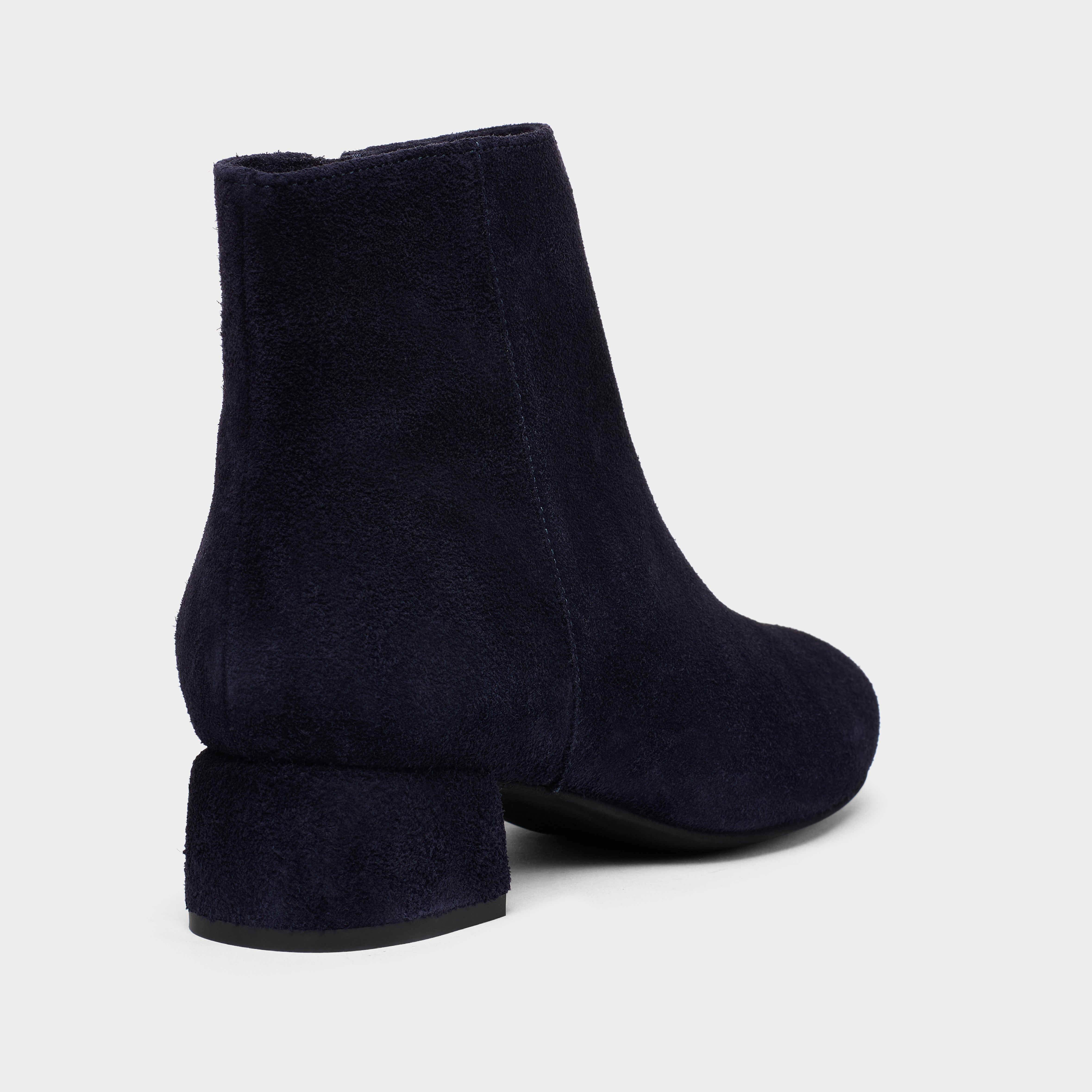 Lucy - Dark Navy Suede Boots