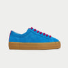 Saturn - Blue Suede Wide Fit Trainers