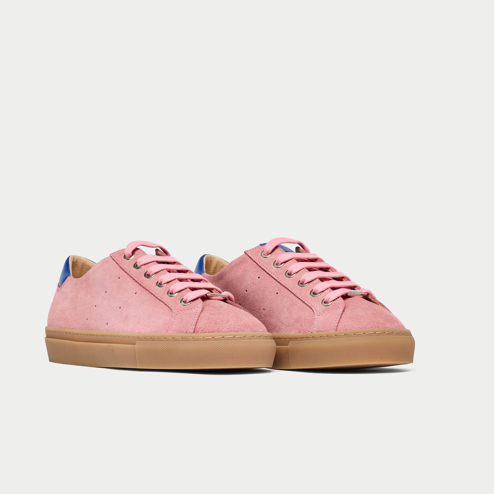 star peach suede trainers for bunions pair