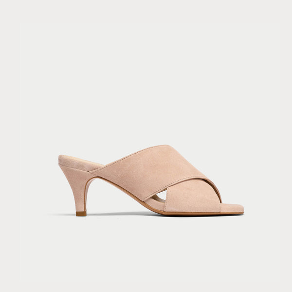 Suede high discount heel sandals