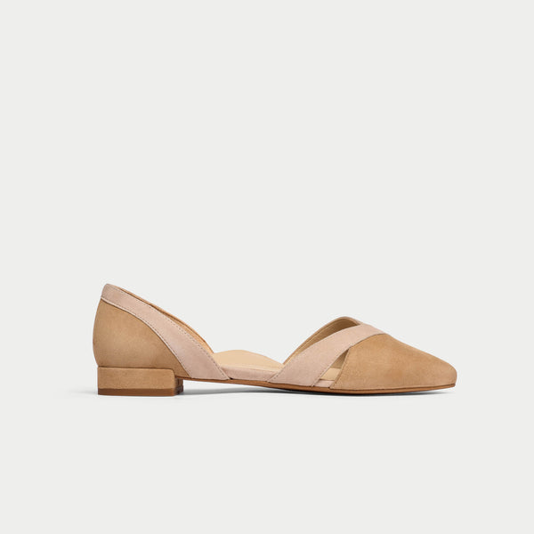 Calla Shoes Maria Neutral mix court shoe