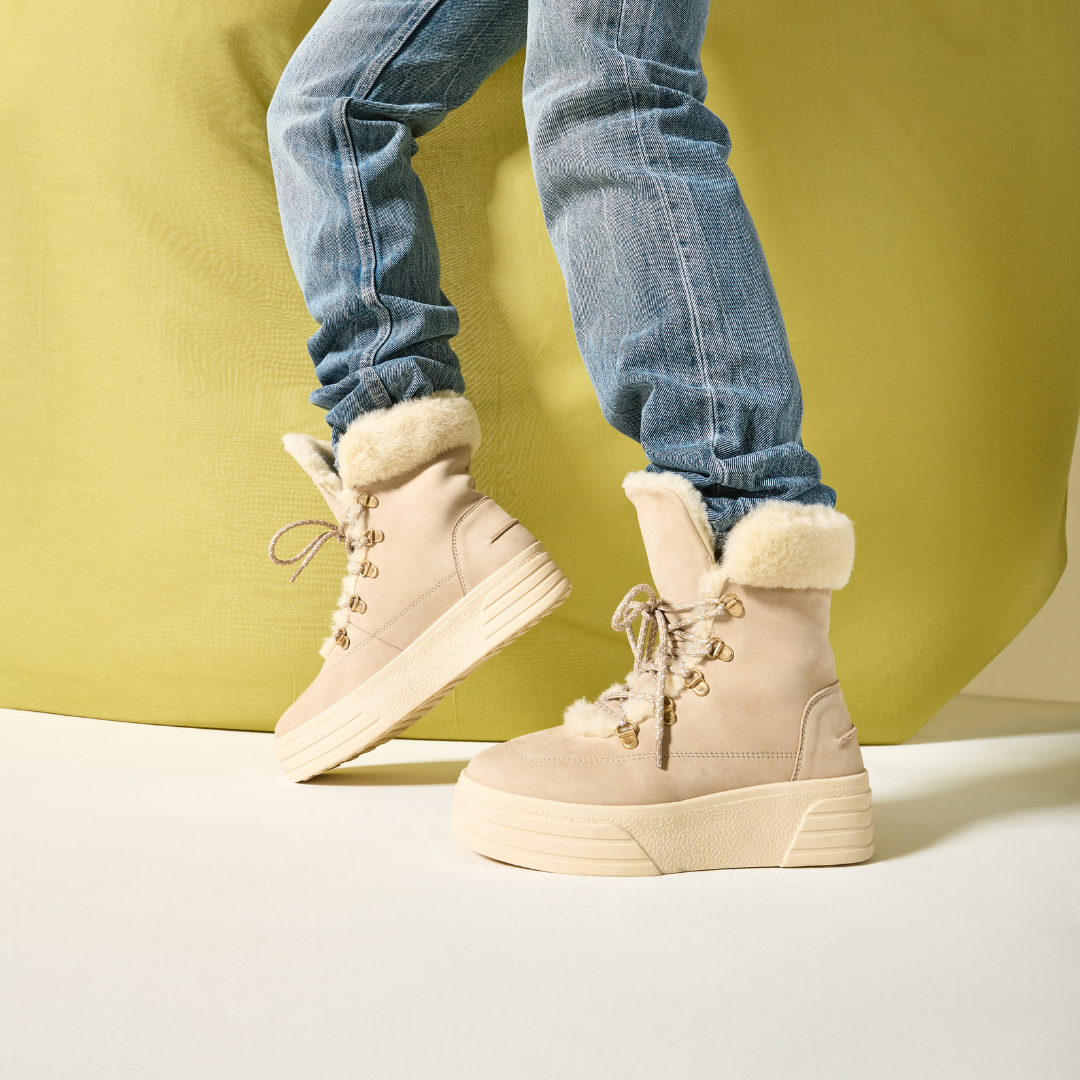 Abbie - Ice Nubuck Leather Boots (image 1)