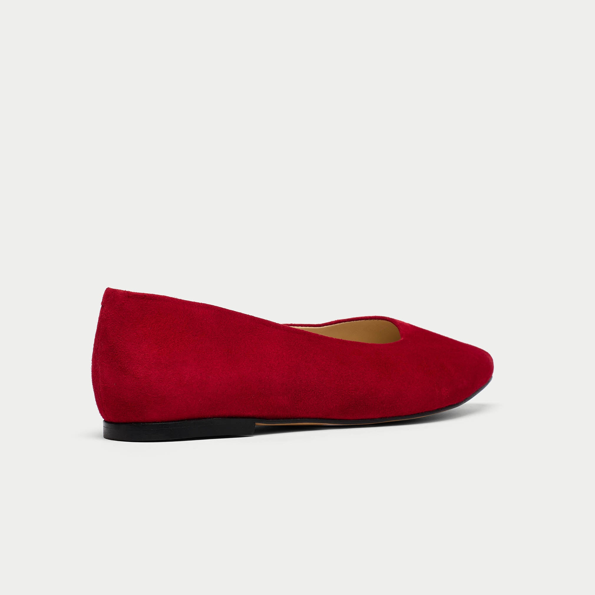 Agata - Deep Red Suede