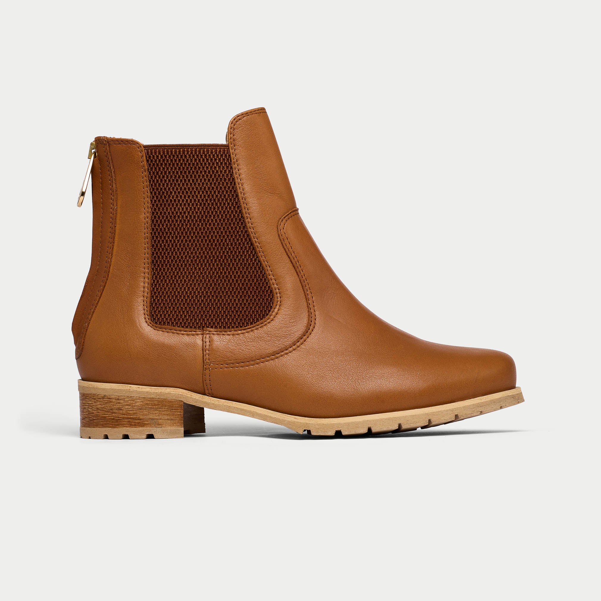 Calla | Alice | Tan Leather boots