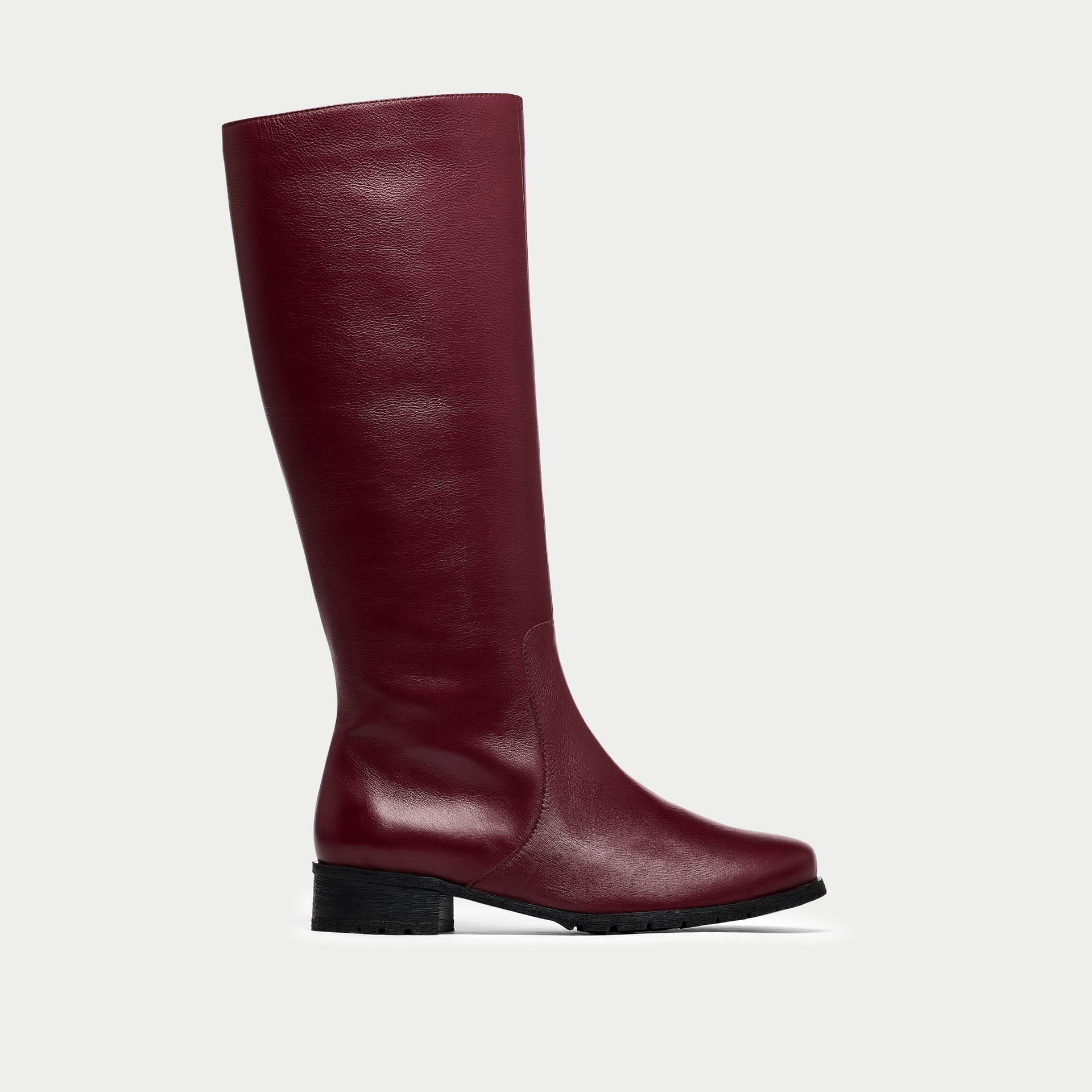 Bella Cherry Leather Boots
