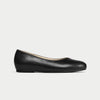Charlotte - Black Leather Ballerinas