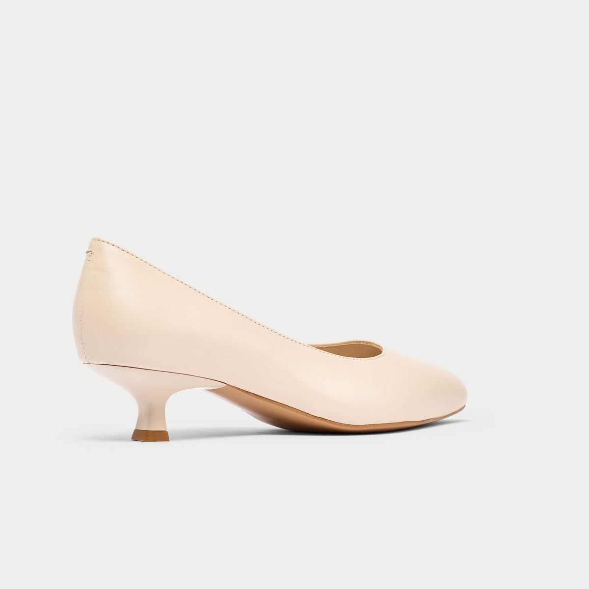 Claudia - Light Beige Leather Pumps (image 7)