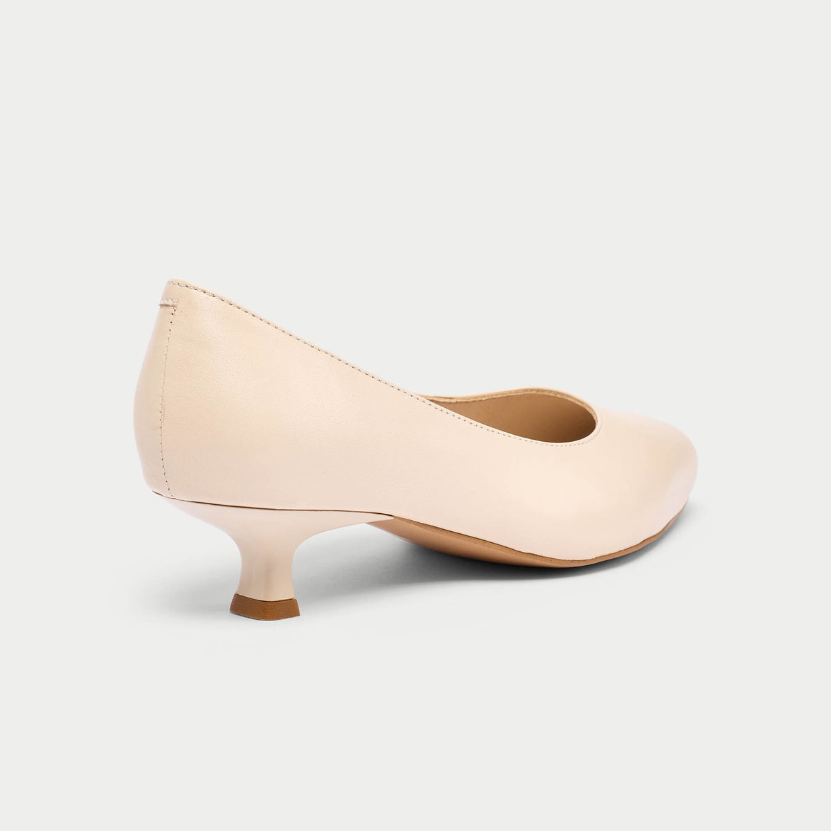 Claudia - Light Beige Leather Pumps (image 4)