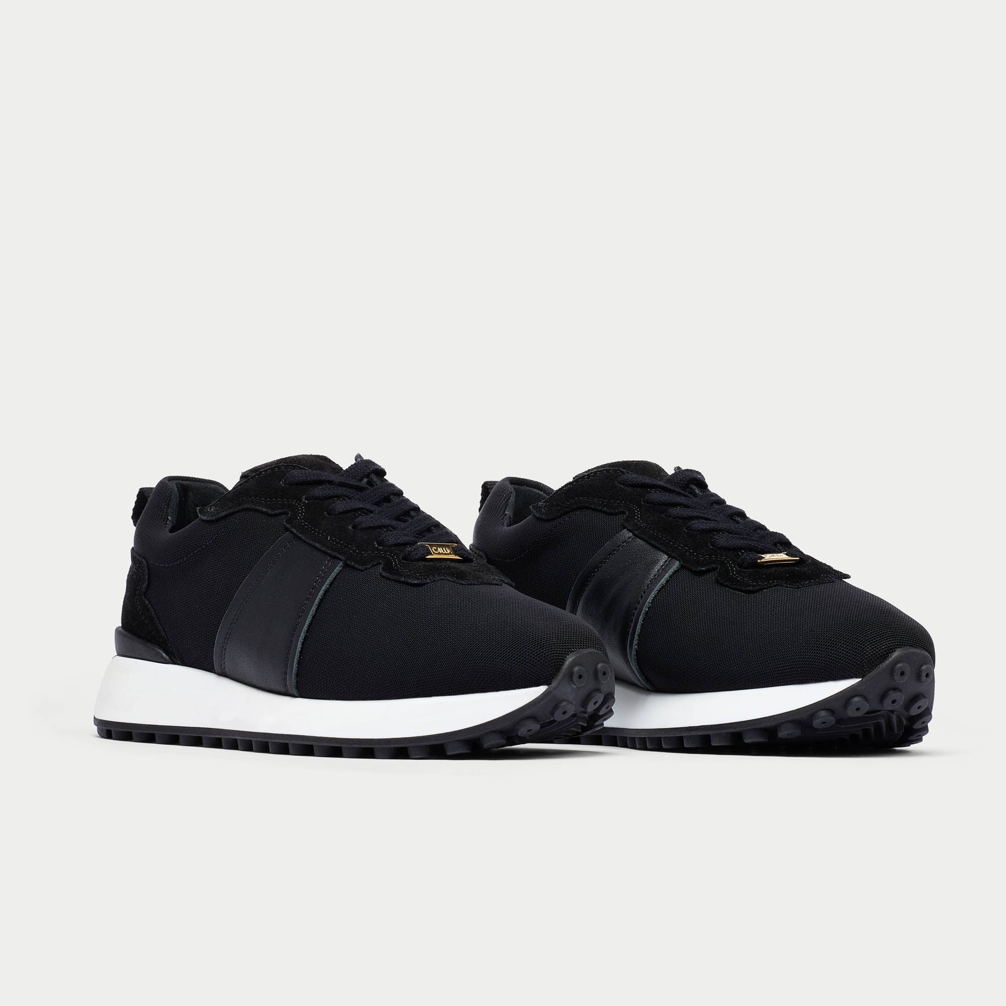 Cosmos black trainers pair