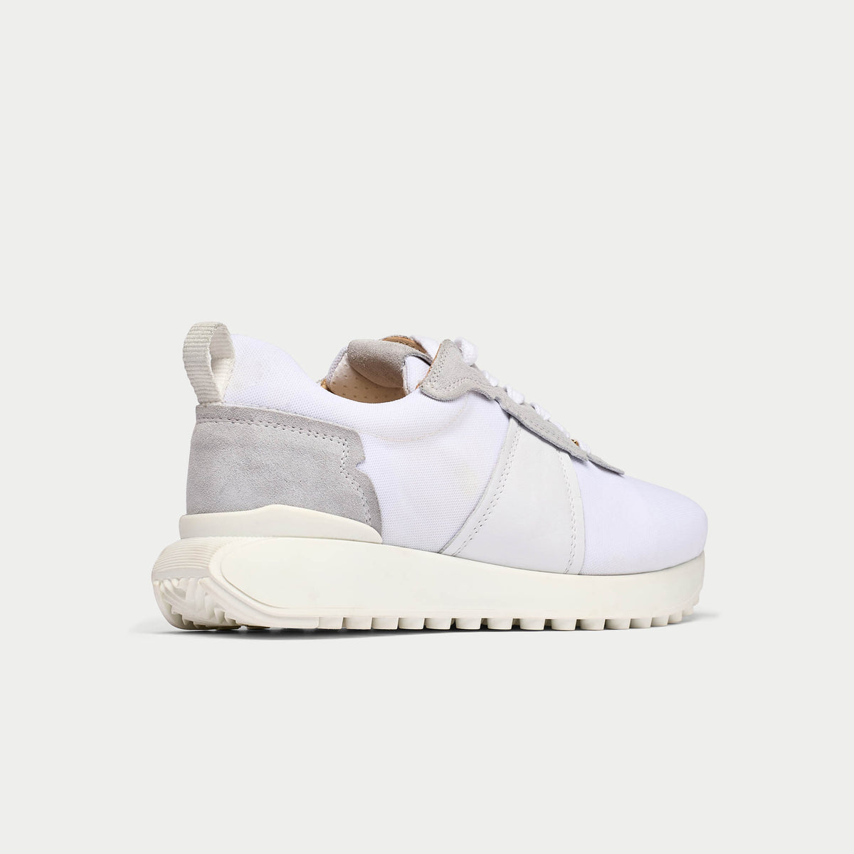Cosmos - Chunky-Sole White Wide Fit Trainers (image 8)