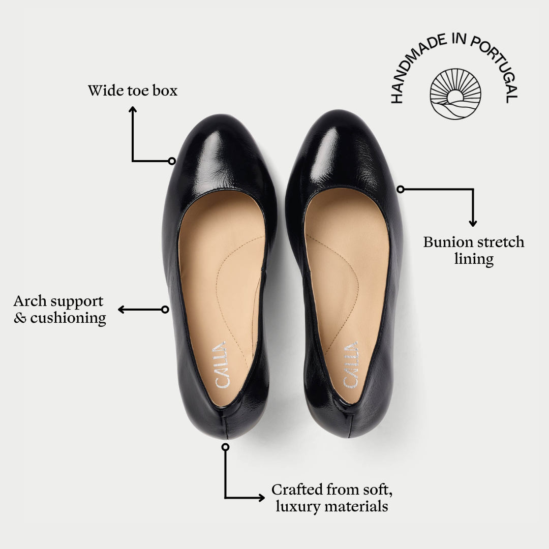 Delilah - Black Shine Leather Courts (image 8)
