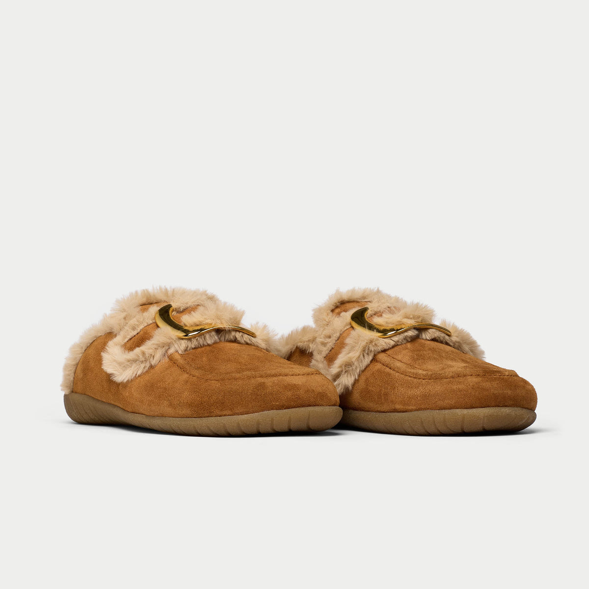 Ember - Mocha Chocolate Suede Slippers (image 6)