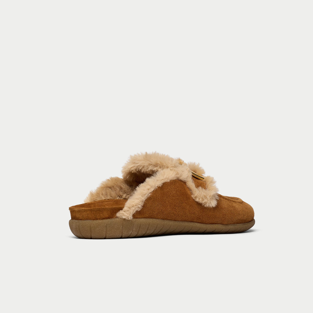 Ember - Mocha Chocolate Suede Slippers (image 8)
