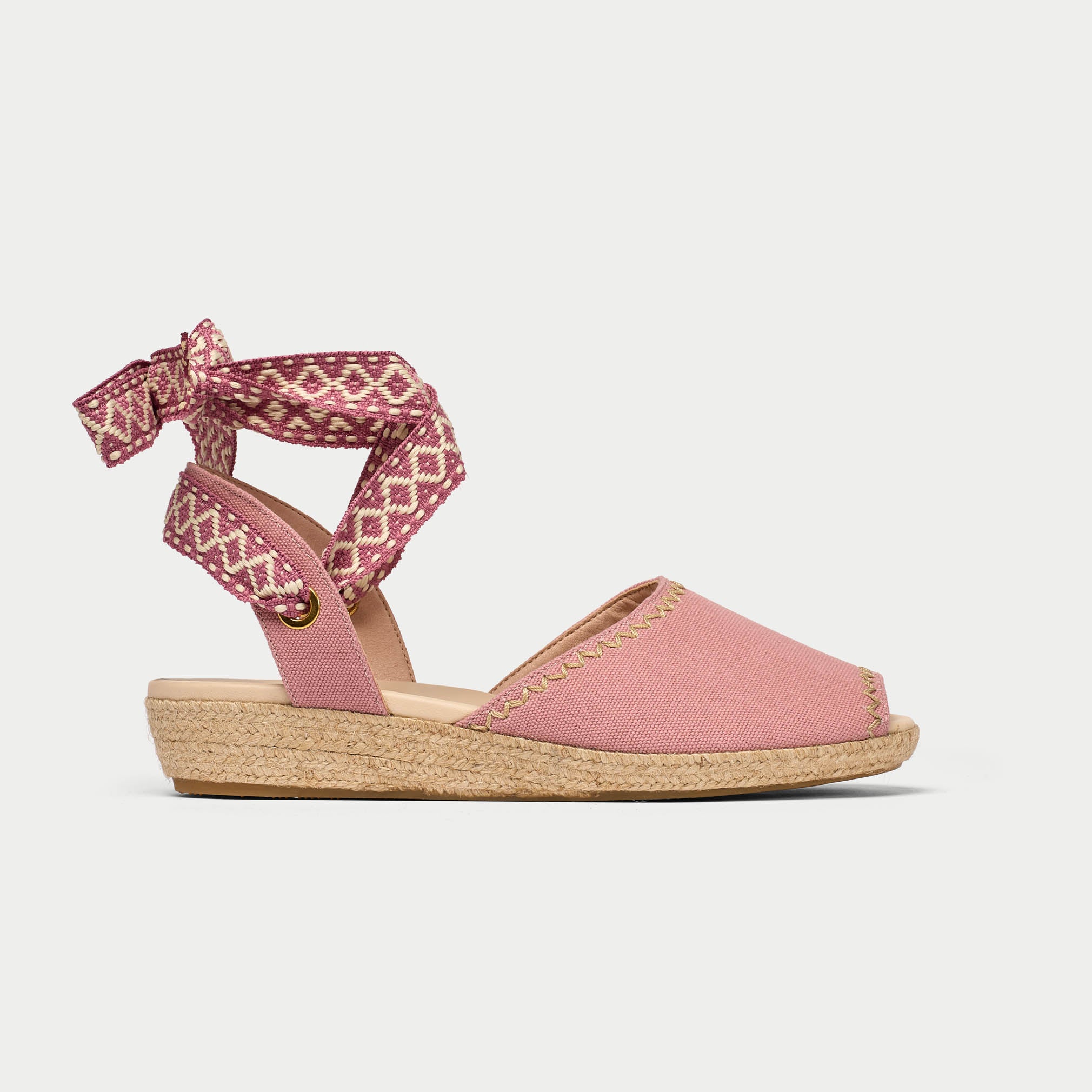 Evelyn rose espadril side view