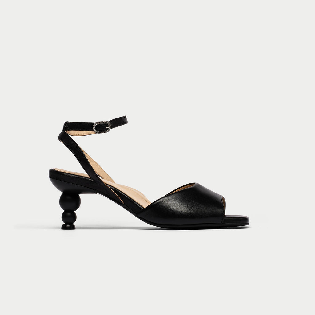 Womens Wide Fit Mid Heel Strap Sandals | Lapwing | DB Wider Fit Shoes