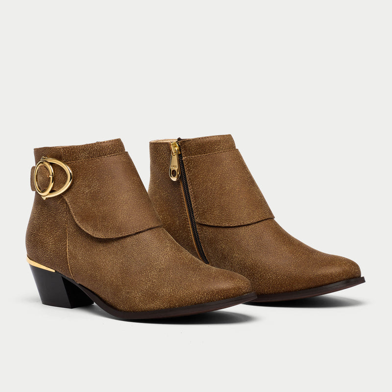 Imogen - Rustic Brown Leather