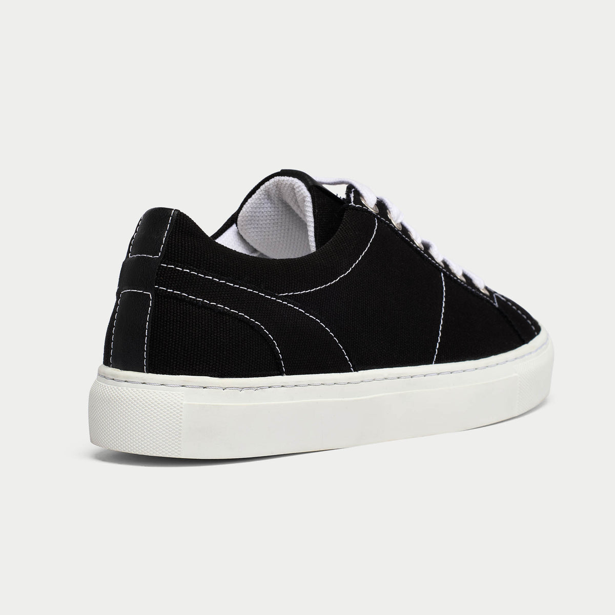 Luna Vegan - Black Wide Fit Trainers (image 6)