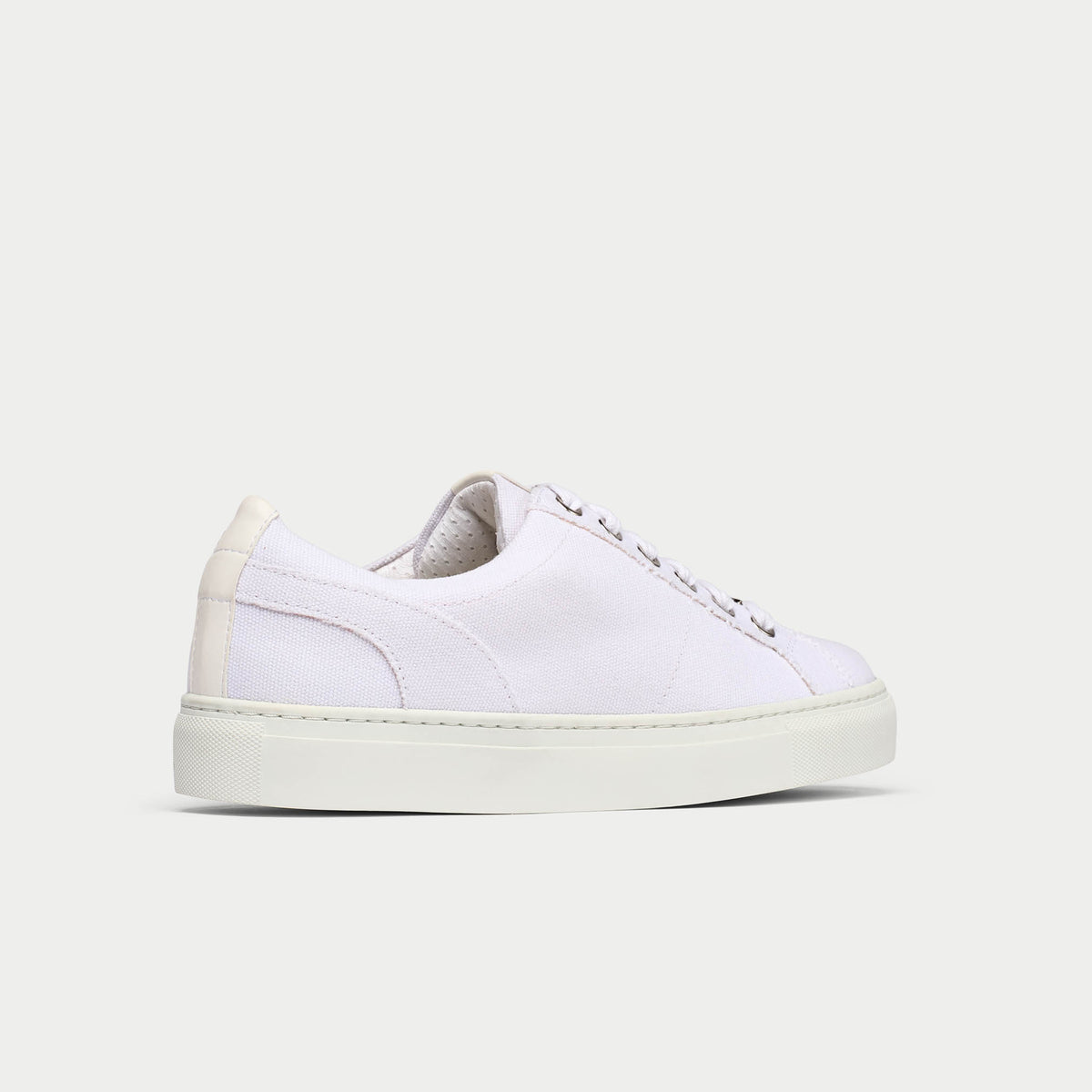 Luna Vegan - White Wide Fit Trainers (image 8)