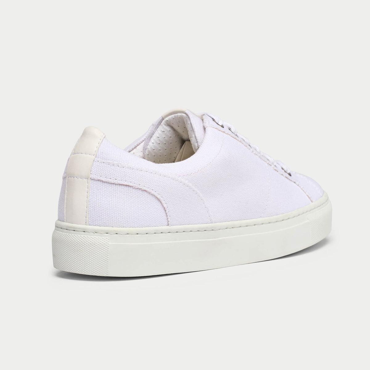 Luna Vegan - White Wide Fit Trainers (image 5)