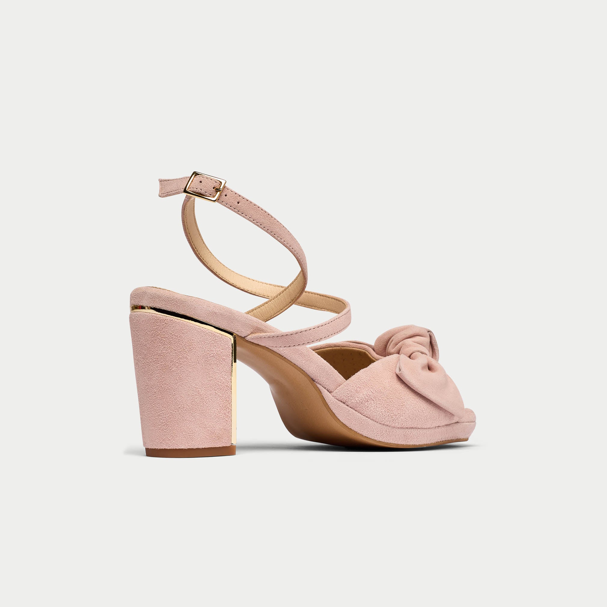 Lydia - Soft Rose Suede