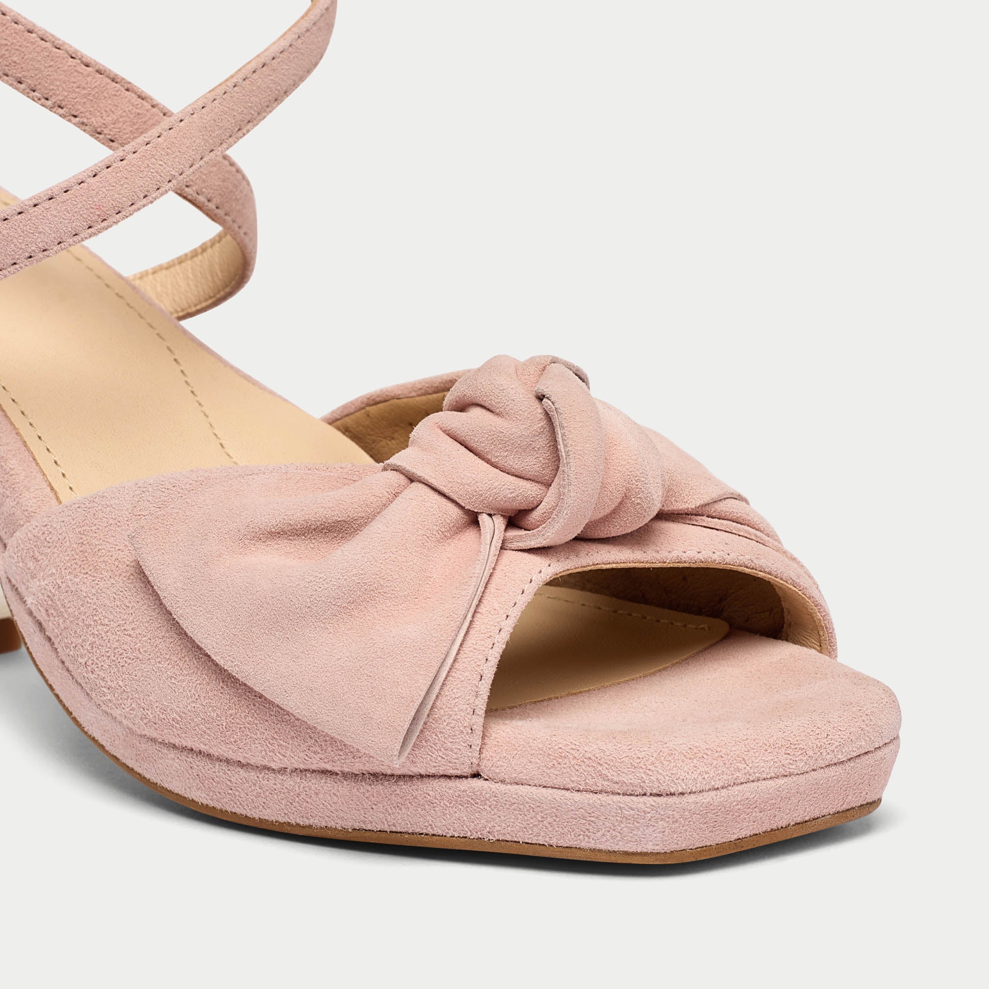 Lydia - Soft Rose Suede