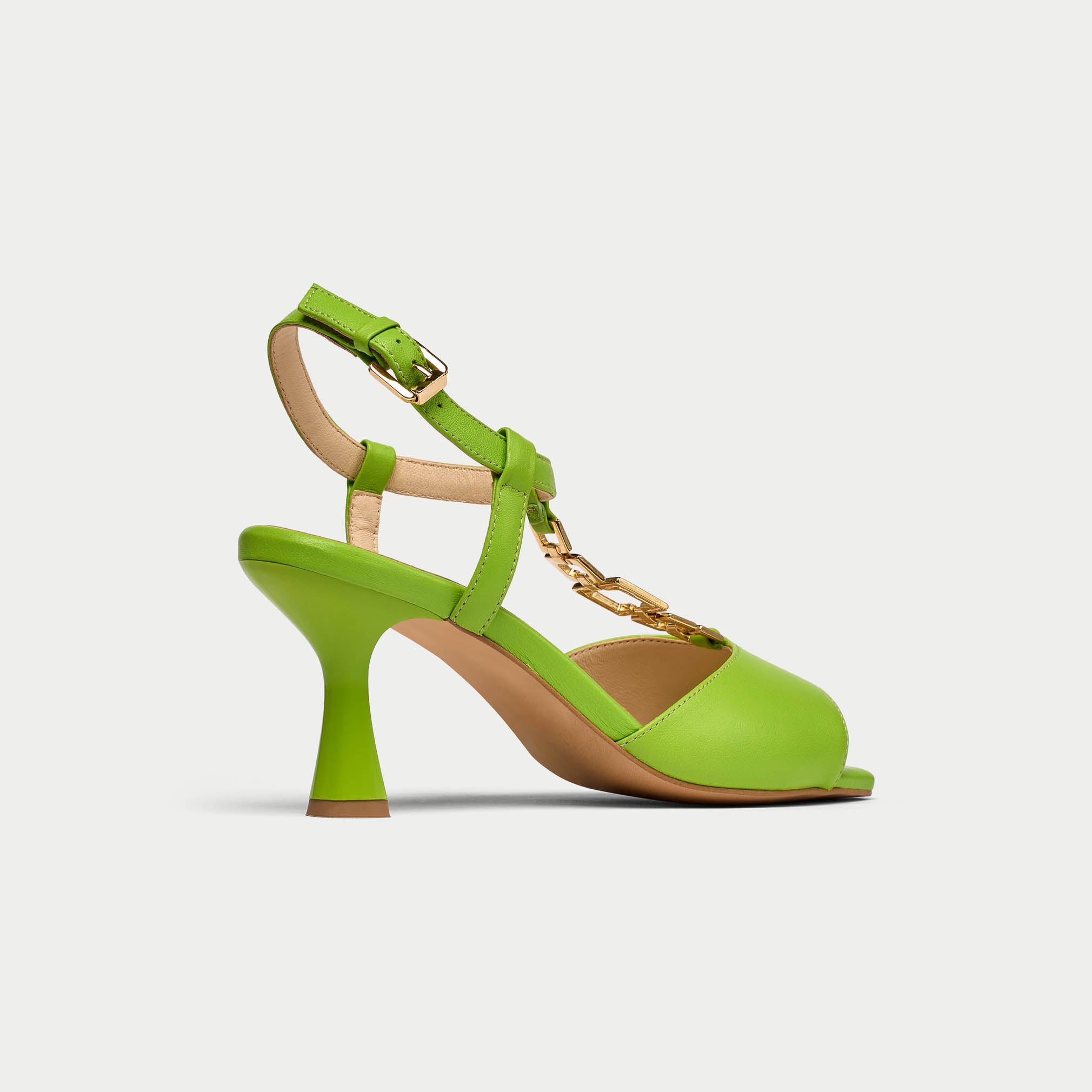 Pamela Lime Green Leather UK 3 EU 36 US 5