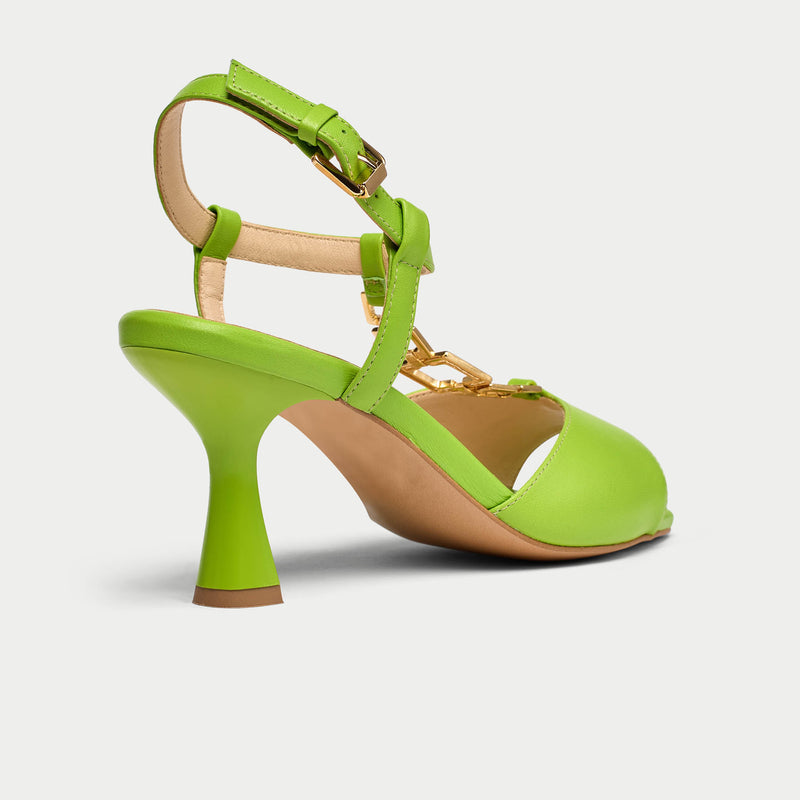 Lime Green Fur Stiletto Heels – Munroe Shoetique