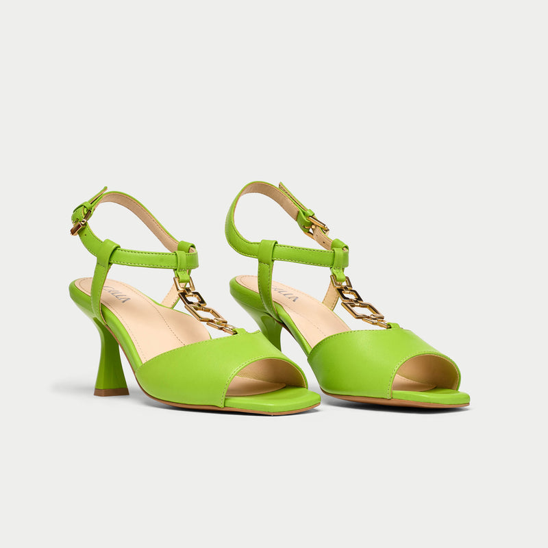 Mint Green Rhinestone Decor High Heel Shoes For Women | SHEIN EUR