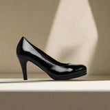 Sophia - Black Shine Leather